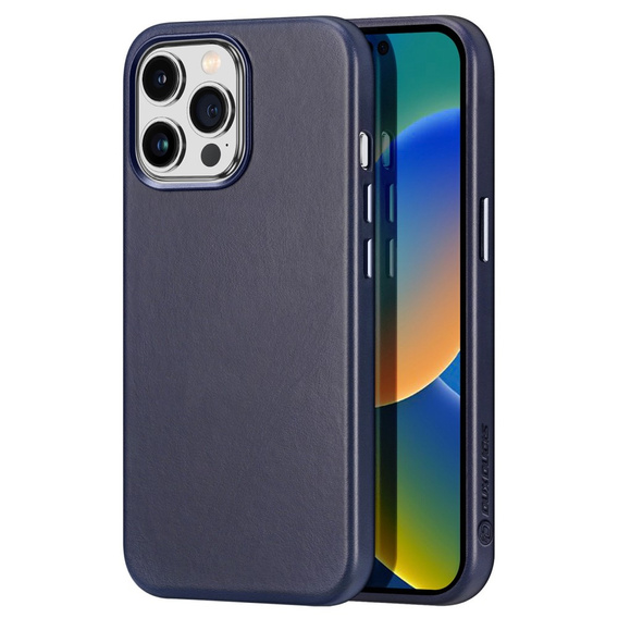 Pouzdro pro iPhone 14 Pro, Dux Ducis Max Naples, modré