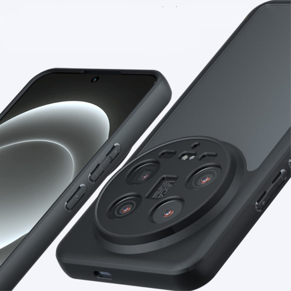 Pouzdro pro Xiaomi 14 Ultra, Fusion Hybrid, s ochranou fotoaparátu, transparentní / černé