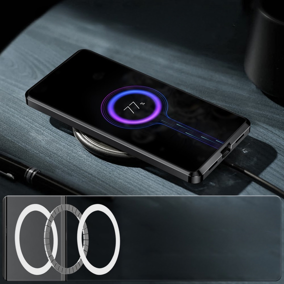 Ochranné pouzdro na fotoaparát pro Samsung Galaxy S23 Plus, CamShield MagSafe, transparentní / černé