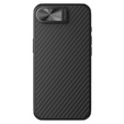 Pouzdro pro iPhone 16e, pancéřované Nillkin, Carboprof Case, pro Magsafe, černé