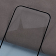 3D tvrzené sklo pro iPhone 15, s krytem reproduktoru, černé