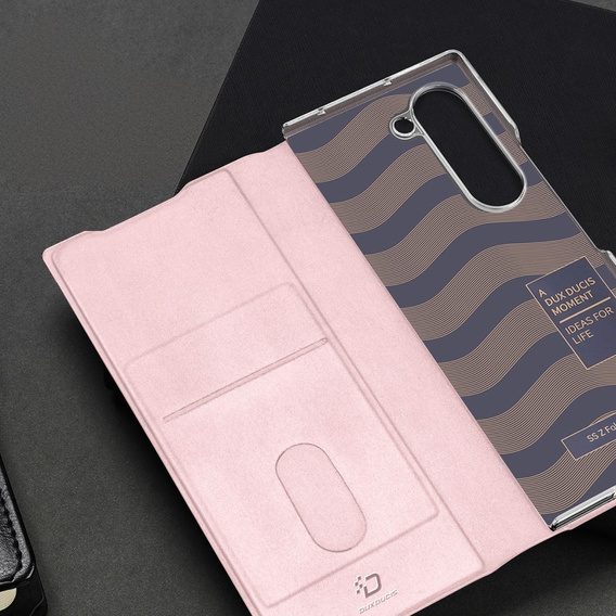 Pouzdro Dux Ducis pro Samsung Galaxy Z Fold7 5G, Bri, růžové