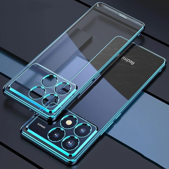 Pouzdro pro Xiaomi Poco F6 Pro, Frame Case, modré