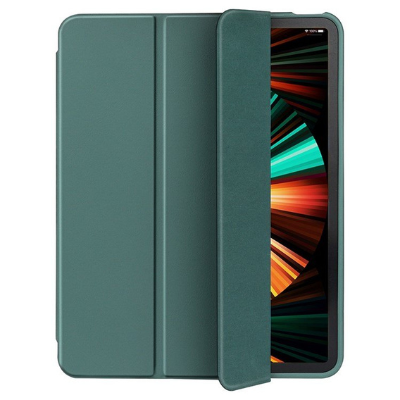 Pouzdro pro iPad Pro 11 2021/2022, Smartcase s prostorem pro stylus, zelené