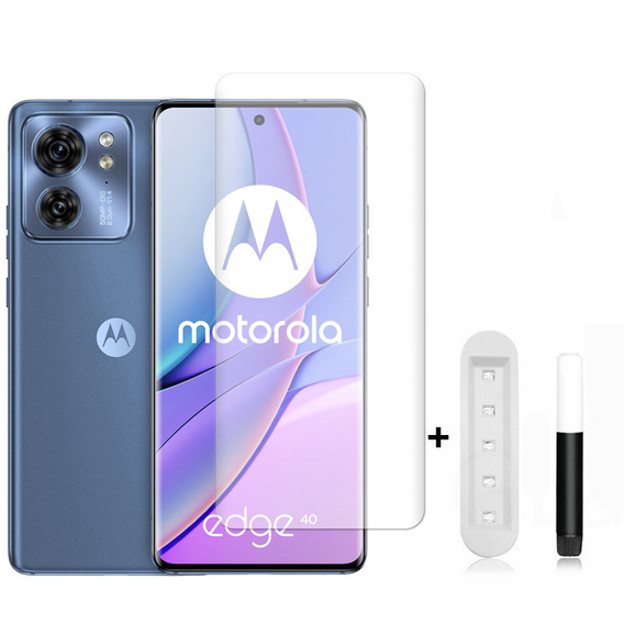 UV tvrzené sklo pro Motorola Edge 40