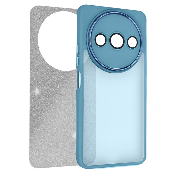 Pouzdro pro Xiaomi Redmi A3, Glittery Powder, modré
