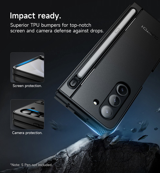 Pouzdro Suritch Full Body s podstavcem a držákem na stylus pro Samsung Galaxy Z Fold5