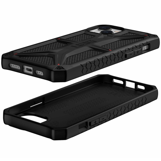 Pouzdro Urban Armor Gear pro iPhone 14 Plus, Monarch, Kevlar černé