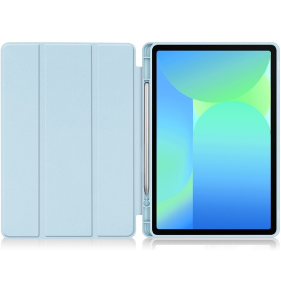 Pouzdro pro Samsung Galaxy Tab S10 FE+ Plus, Smartcase s prostorem pro stylus, modré