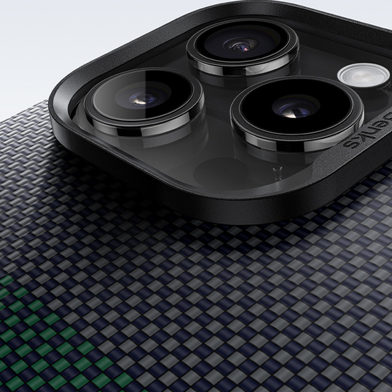 Pouzdro BENKS Kevlar Magnetic Armor Air Aurora 600D SA66 pro MagSafe pro iPhone 16 Pro Max