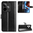 Klopové pouzdro pro Realme GT 7 / 7T, Crazy Horse Wallet, černé