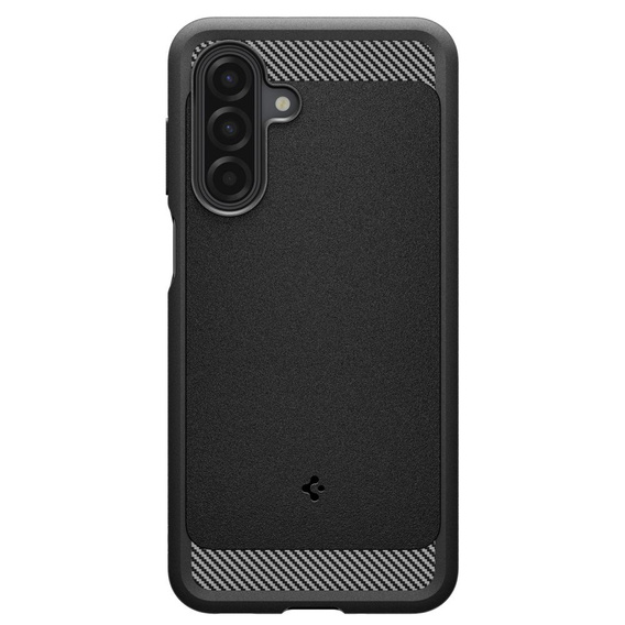 Pouzdro Spigen pro Samsung Galaxy A16 4G/ 5G, Rugged Armor MagSafe, černé + tvrzené sklo 9H