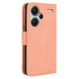 Klopové pouzdro pro Xiaomi Redmi Note 13 Pro+, Card Slot, růžové