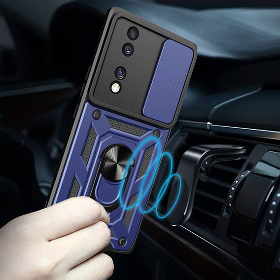 Pouzdro pro Honor 70 5G, CamShield Slide, modré