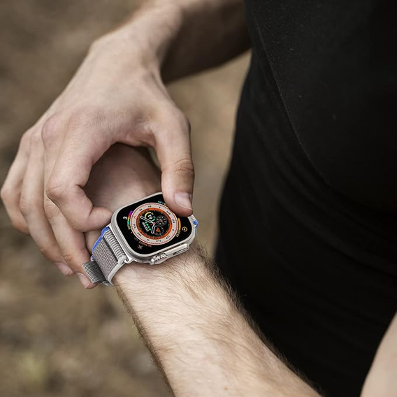 Nylonový řemínek pro Apple Watch 1/2/3/4/5/6/7/8/9/10/SE/Ultra/Ultra 2 42/44/45/49MM