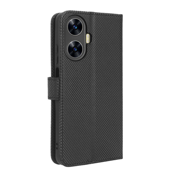 Klopové pouzdro pro Realme C55, Wallet, Smart Magnet, černé