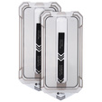 2x tvrzené sklo pro iPhone 14 Pro, ERBORD Easy App Full Screen Protector