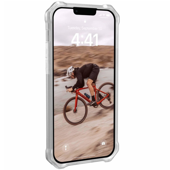 Pouzdro Urban Armor Gear pro iPhone 14 Plus, Essential Armor MagSafe, průhledné