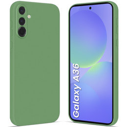 Pouzdro pro Samsung Galaxy A36 5G, Silicone Lite, zelené