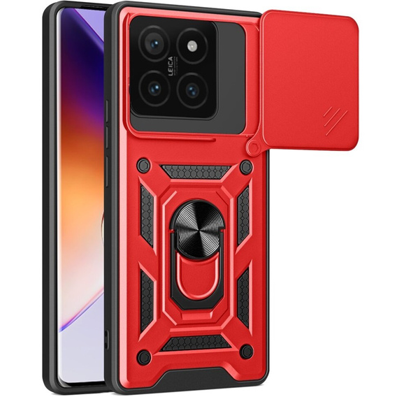 Pouzdro pro Xiaomi 14T, CamShield Slide, červené