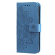 Klopové pouzdro pro Samsung Galaxy M34 5G, Mandala Flower, modré