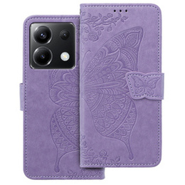 Klopové pouzdro pro Xiaomi Poco X6 5G, Butterfly, fialové