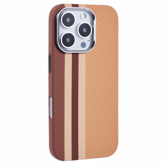 Pouzdro pro iPhone 16 Pro Max, Carbon Fiber MagSafe, žluté
