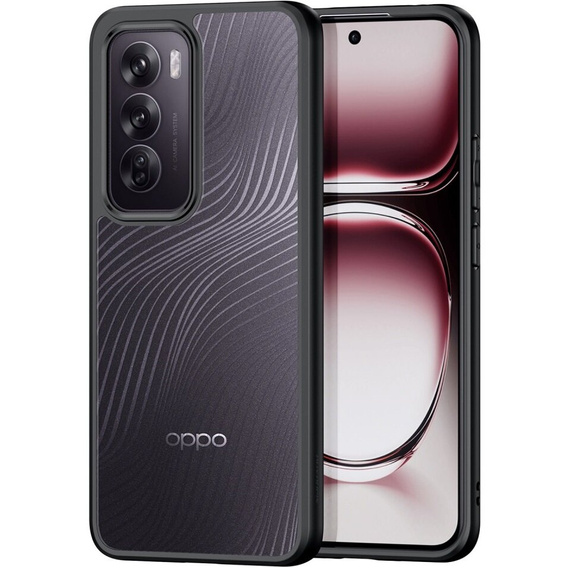 Pouzdro DuxDucis pro Oppo Reno 12, Aimo case, transparentní / černé