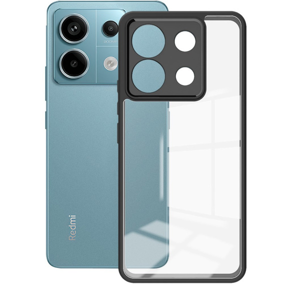 Pouzdro IMAK pro Xiaomi Redmi Note 13 Pro 5G, UX-9A Series, transparentní / černé