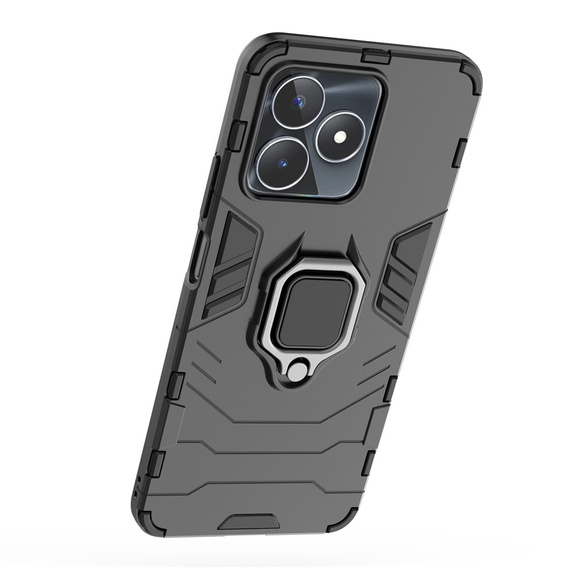 Pouzdro pro Realme C51, Kickstand Ring, černé