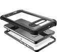 Pouzdro pro Samsung Galaxy S10 Plus, Dexnor Full Body Rugged, transparentní / černé