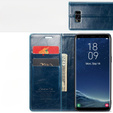 CASEME flipové pouzdro pro Samsung Galaxy S8, Waxy Textured, modré
