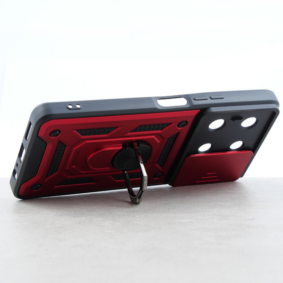Pouzdro pro Infinix Note 30 5G, CamShield Slide, červené