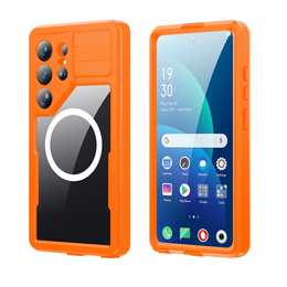 Vodotěsné pouzdro Redpepper MagSafe pro Samsung Galaxy S26 Ultra, oranžové