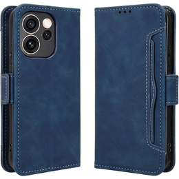 Pouzdro s klopou Card Slot pro Oppo Reno 15 Pro, modré