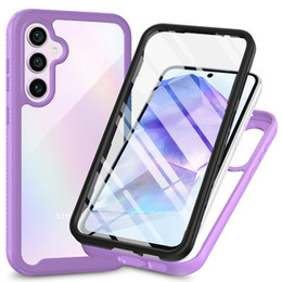 Pouzdro pro Samsung Galaxy A55 5G, Shockproof, s fólií, fialové