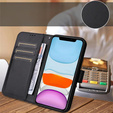 Klopové pouzdro pro Samsung Galaxy M55 5G, Wallet Smart Magnet, černé