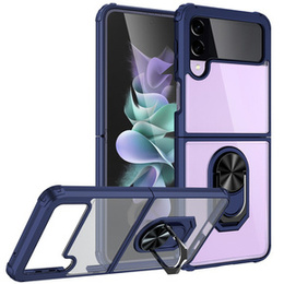 Pouzdro pro Samsung Galaxy Z Flip3 5G, Clear Ring, modré