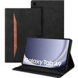 Pouzdro pro Samsung Galaxy Tab A9, Classic, s prostorem pro stylus, černé