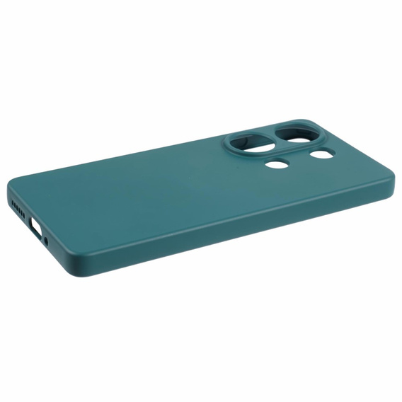 Pouzdro pro Xiaomi Redmi Note 13 Pro 4G / Xiaomi Redmi Note 14S / Xiaomi Poco M6 Pro 4G, Silicone Lite, tmavě zelené