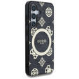 Pouzdro GUESS Magnetic IML Peony pro Samsung Galaxy S25