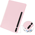 Pouzdro pro Samsung Galaxy Tab S10+ Plus, Smartcase s prostorem pro stylus, růžové