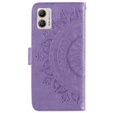 Klopové pouzdro pro Motorola Moto G53 5G, Mandala, fialové