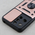 Pouzdro pro Xiaomi Redmi 12, CamShield Slide, růžové rose gold