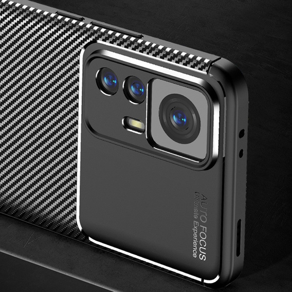 Pouzdro pro Xiaomi 12T, Carbon Gel, černé