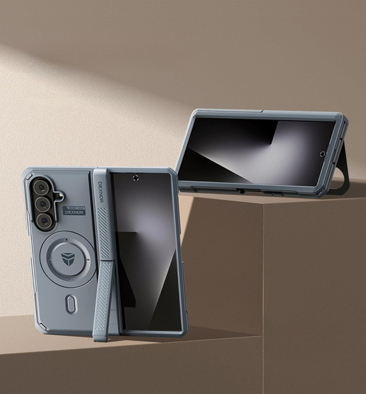 Dexnor Magnetické pancéřové pouzdro s dvojitou základnou pro Samsung Galaxy Z Fold7