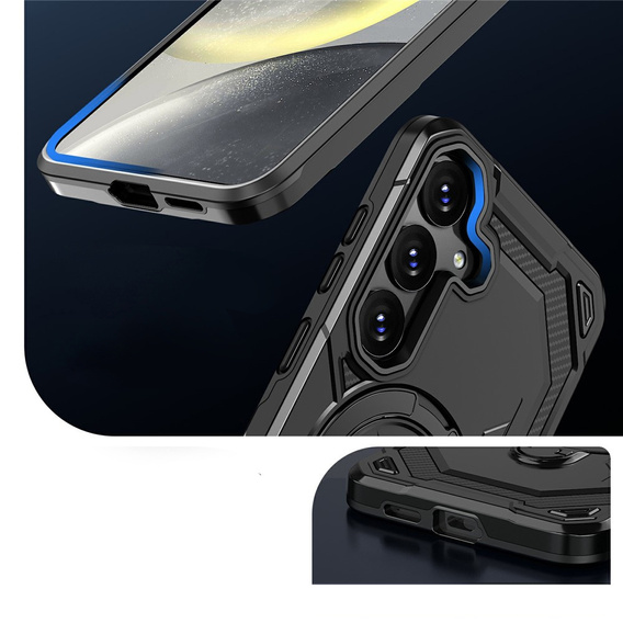 Magnetické pouzdro s podstavcem pro Samsung Galaxy A57 5G, černé