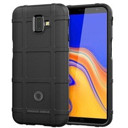 Pouzdro pro Samsung Galaxy J6+ Plus, Rugged Shield, černé
