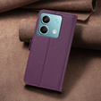 Klopové pouzdro pro Xiaomi Redmi Note 13 5G, BINFEN Wallet, tmavě fialové