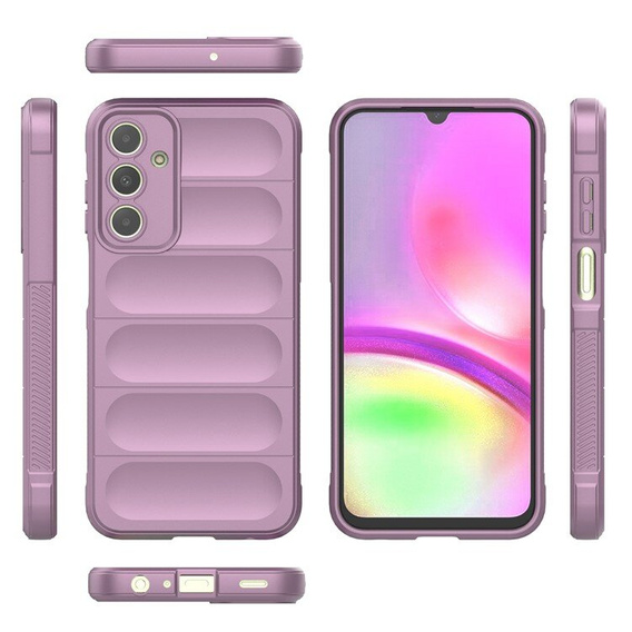 Pouzdro pro Samsung Galaxy A25 5G, Gaming Shockproof, fialové + 9H sklo